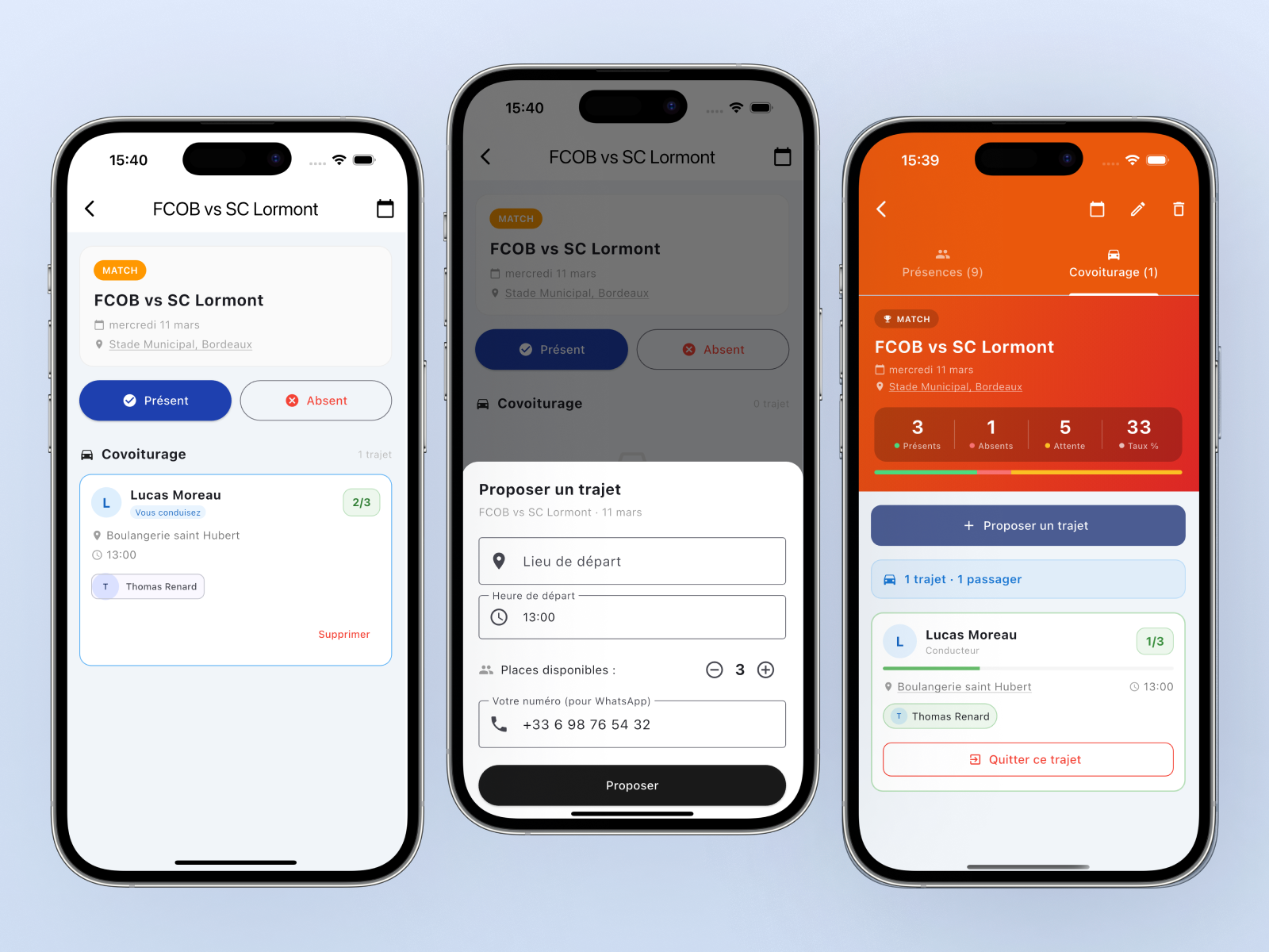 Fonction covoiturage Peryod